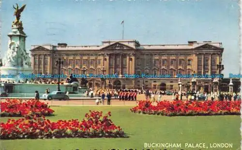 R143002 Buckingham Palace. London. Lachs. Kamerafarbe. Lachs. 1961