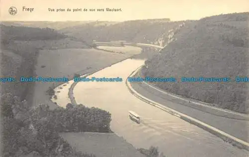 R142356 Freyr. Vue prise du point de vue vers Waulsort. Nels. Serie 33. Nr. 32.