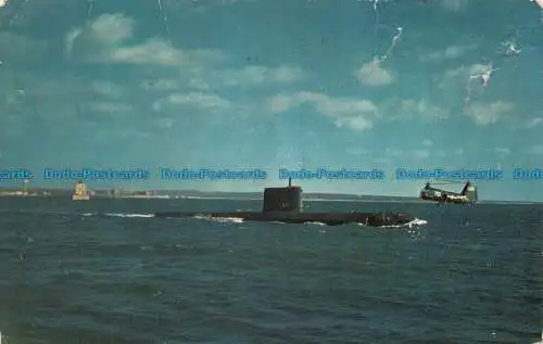 R143114 U.S.S. Nautilus. Plastichrom. The New London News. Plastichrom. 1969