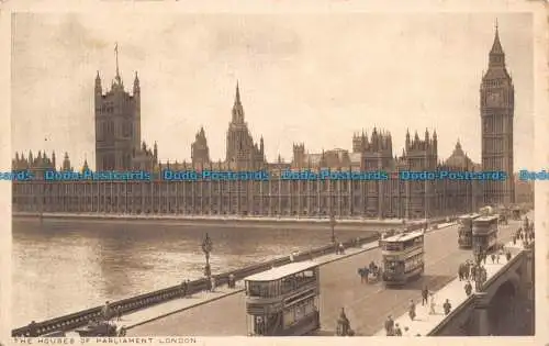 R142545 The Houses of Parliament. London