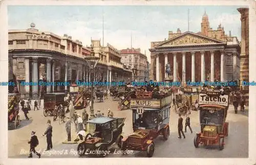 R142637 Bank of England und Royal Exchange. London