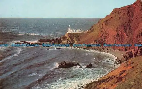 R143400 Hartland Point Leuchtturm. Bideford. Lachs. 1977