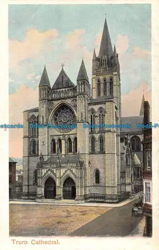 R163578 Truro Cathedral. Pfau. Autochrom
