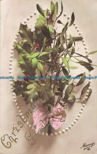 R163260 Weihnachtsgrüße. Mesange. 1915
