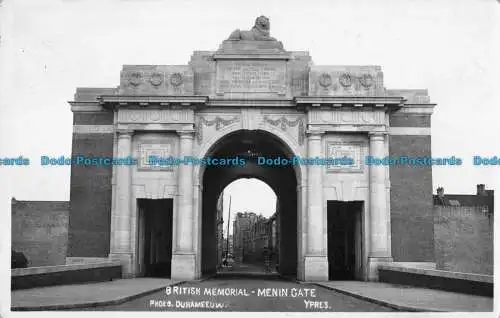 R165018 British Memorial. Menin Gate. Ypern