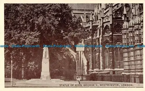 R165187 Statue von König George V. Westminster London