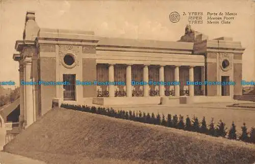 R164802 Ypern. Menin Gate. Albert