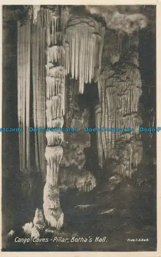 R165283 Cango Caves. Säule Bothas Halle. S.A.R. und H