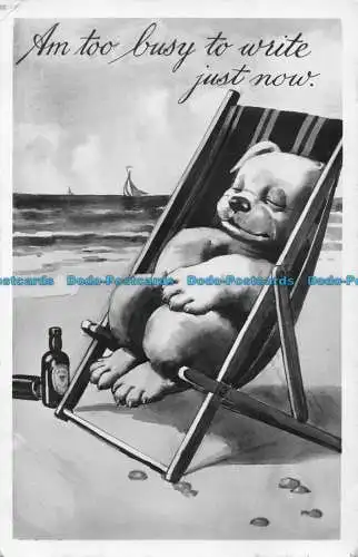 R164130 Ich bin zu beschäftigt, um gerade zu schreiben. RP. 1931