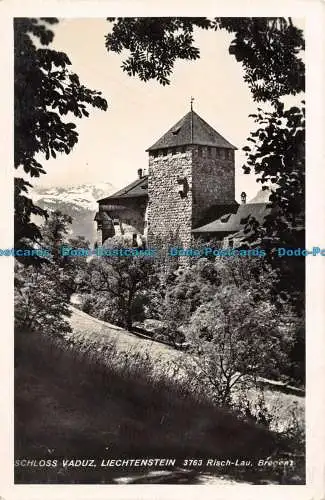 R164132 Schloss Vaduz. Liechtenstein. Risch Lau. 1935