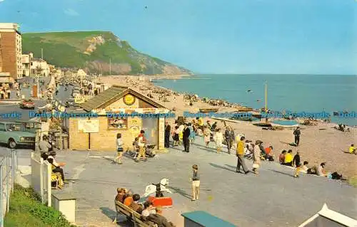 R164875 Strand und Promenade. Seaton. Fotopräzision. 1976