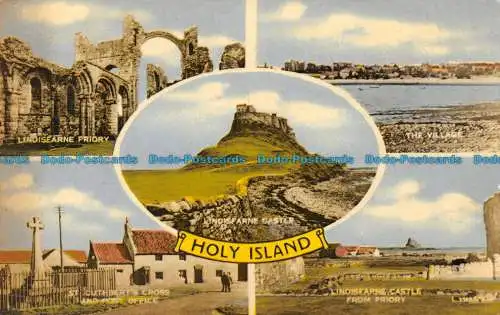 R165417 Holy Island. Mehrfachansicht. Valentinstag. Farbe. 1965