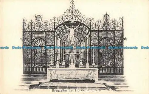 R165441 Kreuzaltar der Hofkirche Luzern. A. Gesetzl