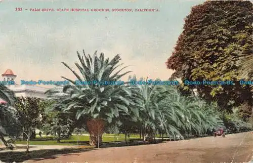 R165452 Palm Drive. Staatliches Krankenhausgelände. Stockton. Kalifornien. H. Mitchell