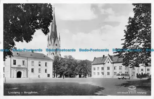 R166590 Linkoping. Borggarden. Almquist und Coster. Sahlstroms Buchhandel