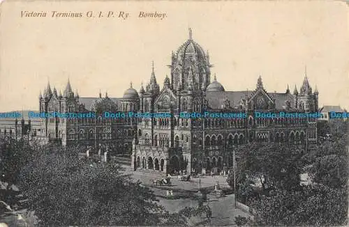 R166189 Victoria Terminus. G.I.P. Ry. Bombay. 218