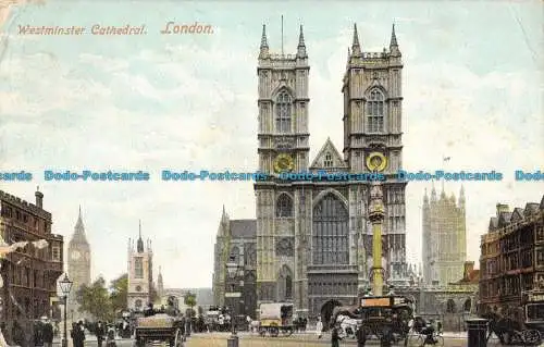 R165637 Westminster Cathedral. London. The London View