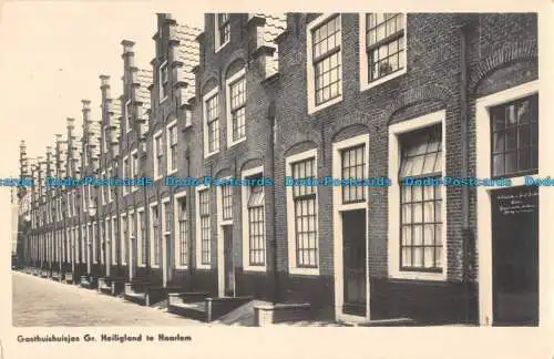 R165711 Gasthuishuisjes Gr. Heiligland te Haarlem. P. van Cittert. RP