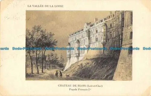 R166324 Le Vallee de la Loire. Chateau de Blois. Loir et Cher. Fassade Francois I