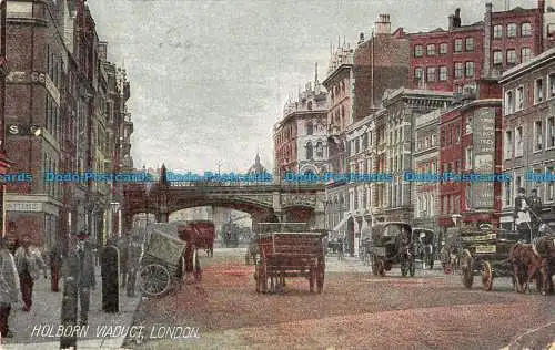 R166834 Holborn Viadukt. London. 1907