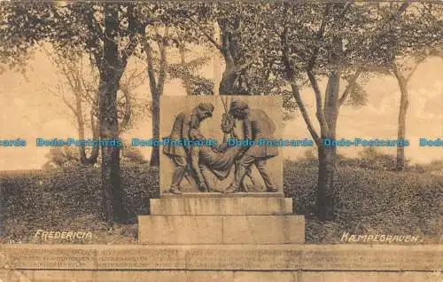 R166878 Fredericia. Kaempegraven. D.A. Nr. 64. J. A. F. Eneberettiget