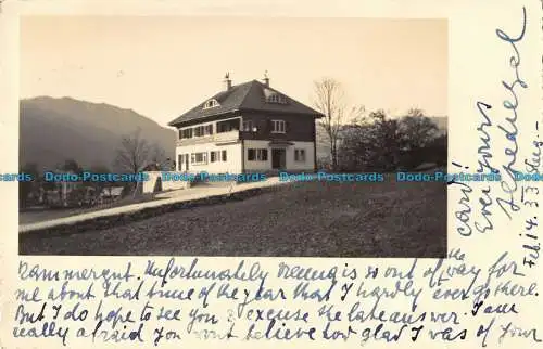 Haus R166977. Ort unbekannt. Postkarte