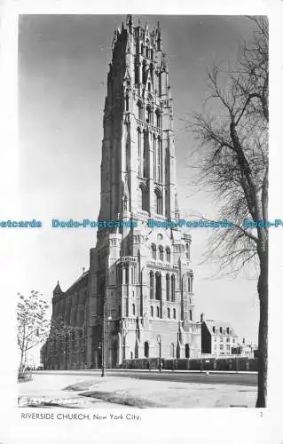 R167037 Riverside Church. New York City. 1949. Manzer