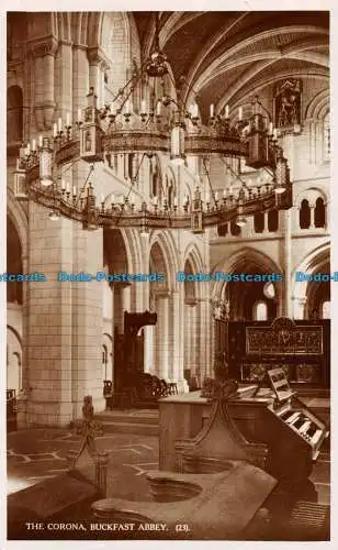 R167233 Die Corona. Buckfast Abbey. 23. Lachs. RP