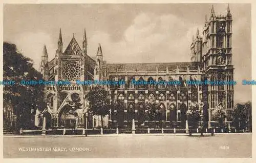 R167486 Westminster Abbey. London. Valentinstag. Velvette Gravure. Nr 16801