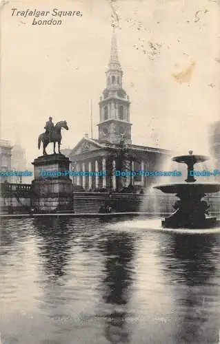 R167582 Trafalgar Square. London. Valentines Serie. 1910