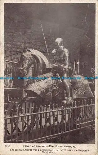 R167925 Tower of London. Das Pferderüsthaus. Sturm und Polden