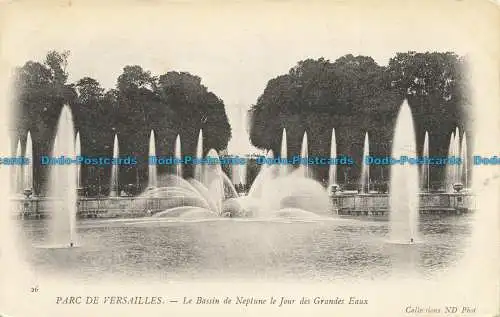 R657431 Parc de Versailles. Le Bassin de Neptune le Jour des Grandes Eaux. Neurd