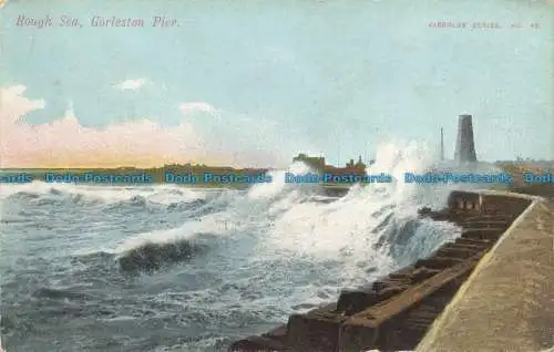 R659583 Gorleston Pier. Raue See. Serie Jarrold. Nr. 46