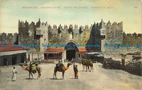 R658252 Jerusalem. Damaskustor. Porte de Damas