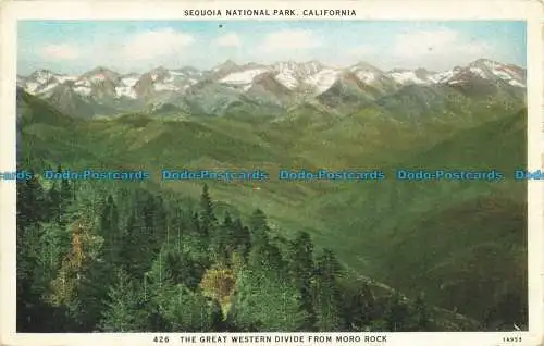 R657505 California. Sequoia Nationalpark. Die große westliche Kluft von Moro Ro