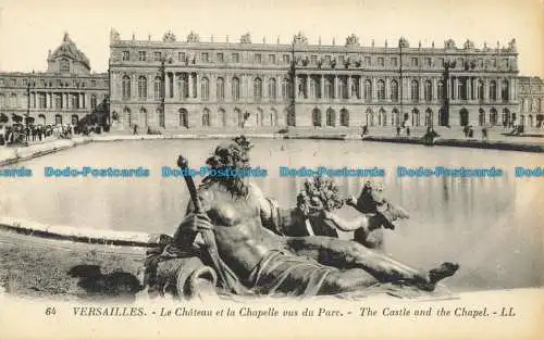 R659637 Versailles. Das Schloss und die Kapelle. LL. 64. Levy et Neurdein Reunis