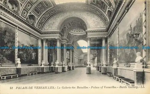 R659638 Palais de Versailles. Battle Gallery. LL. 51. Levy et Neurdein Reunis