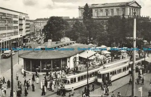 R658305 Hannover. Cafe Am Kropcke Mit Opernhaus. Ernst Stopp