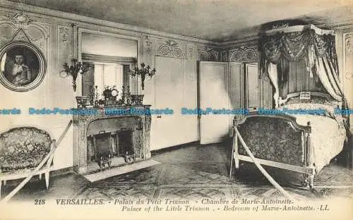 R659655 Versailles. Palast des kleinen Trianon. Schlafzimmer von Marie Antoinette. L