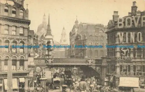 R657554 London. Ludgate Hill. stecken. Stadt und Gemeinde. 2000