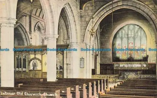 R658993 London. Interieur Old Chiswick Church. W. H. Smith