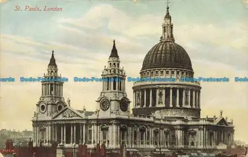 R658376 London. St. Pauls. Valentine Serie