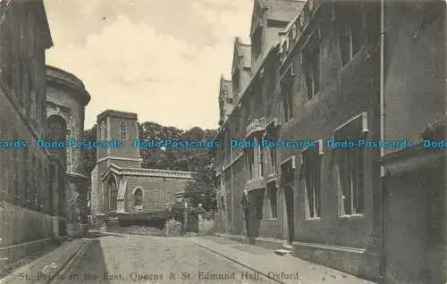 R659026 Oxford. Petersdom im Osten. Queen und St. Edmund Hall. Davis Oxford
