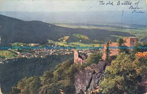 R659031 Baden Baden. Blick Vom Alten Schloss. Lumiere Von Gebr. Metz