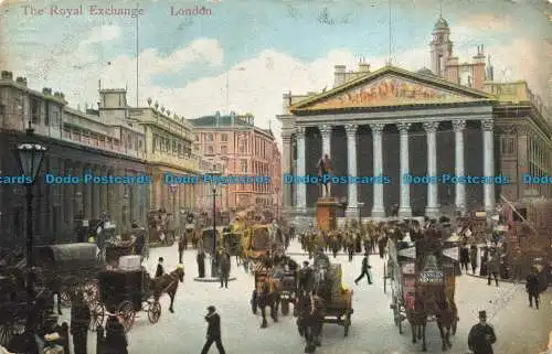 R659078 London. The Royal Exchange. Empire Serie. Nr. 808