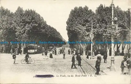 R659202 Marseille. Le Prado Vu du Rond Point. E.L