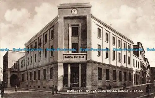 R659912 Barletta. Nuova Sede della Banca d Italia. Stich. Grafico Cesare Capello.