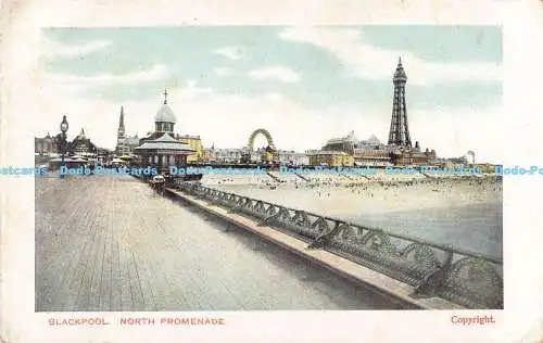 R181330 Blackpool. Nordpromenade