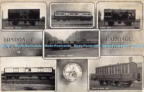 R182673 London und North Western. Wagenbestand. London and North Western Railw