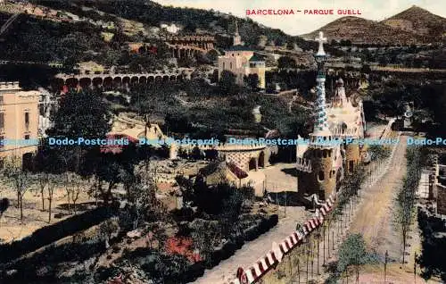 R182763 Barcelona. Parque Güell. Nr. 21. Misse H. Barna